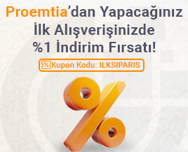 İlk Alışverişinize %1 İndirim Fırsatı!